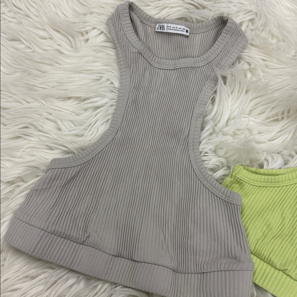 2 Piece Zara Ribbed Tanks - Picture 2 of 5